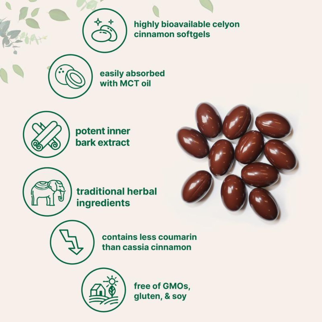 PUREBITE™ Ceylon Cinnamon Softgels