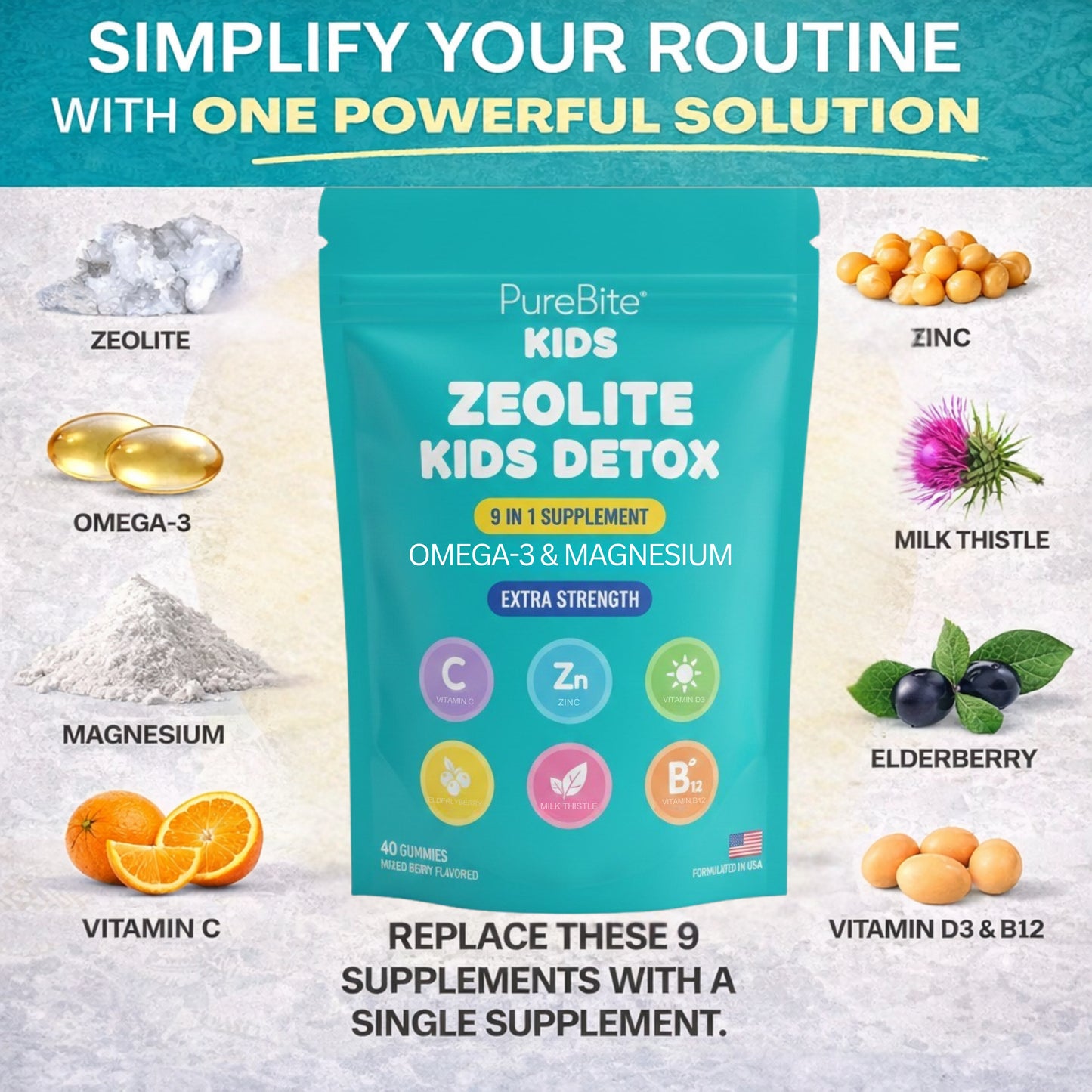 PureBite™ Kids Detox Gummies